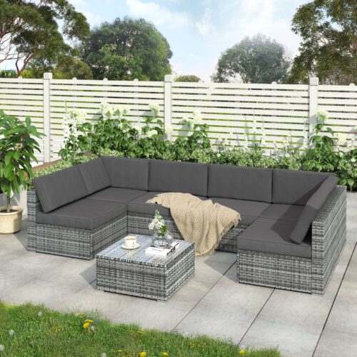 Florence 4 Seat Sofa Set with Table